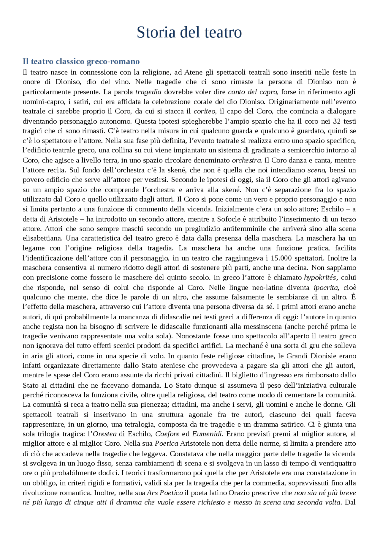 Storia del teatro e dello spettacolo Roberto Alonge, Franco Perrelli