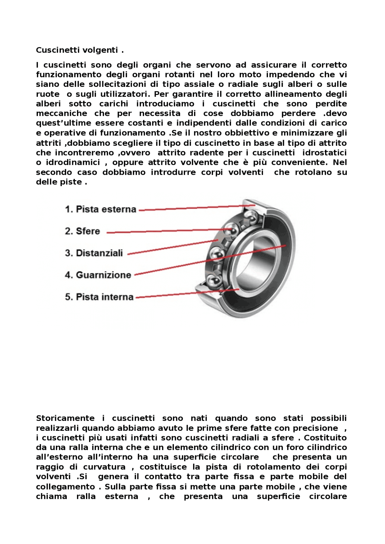Conoscere i cuscinetti volventi - struttura, funzionamento e Conoscere i cuscinetti volventi - struttura, funzionamento e