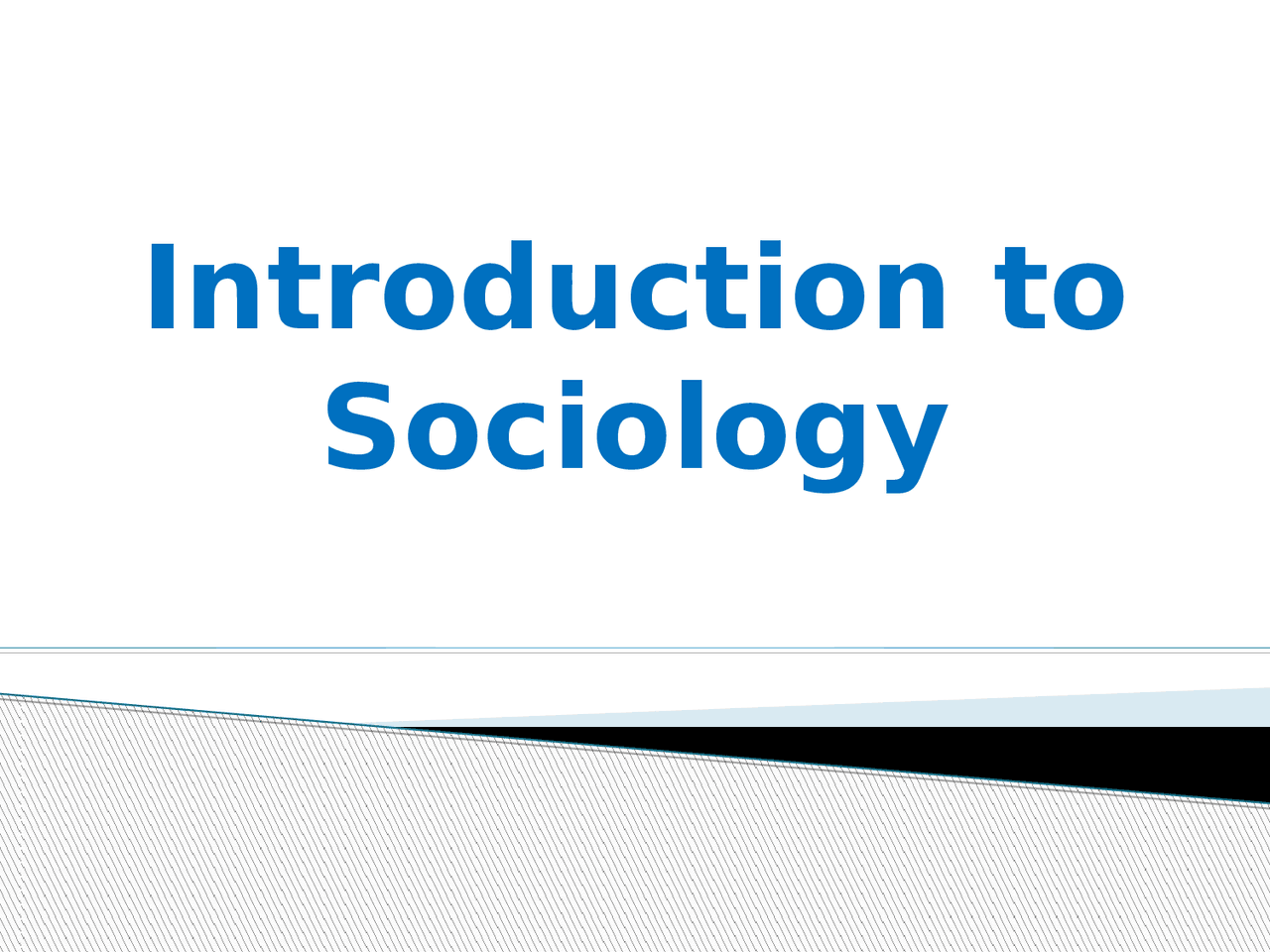 What Is Sociology Docsity