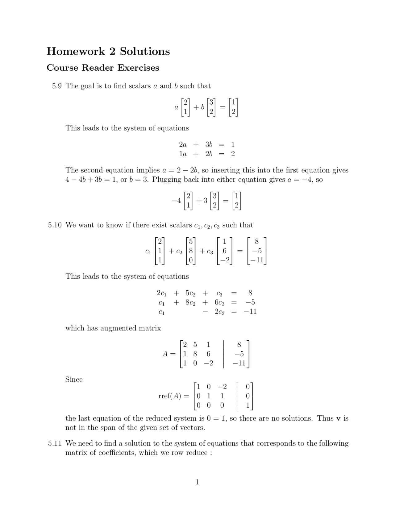 Math 51 Pset Solutions - Docsity