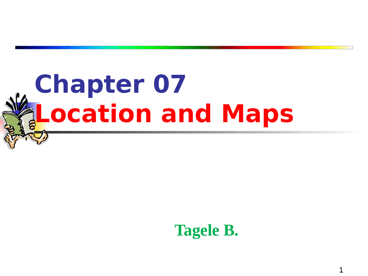 7chapter07 location and maps - Docsity