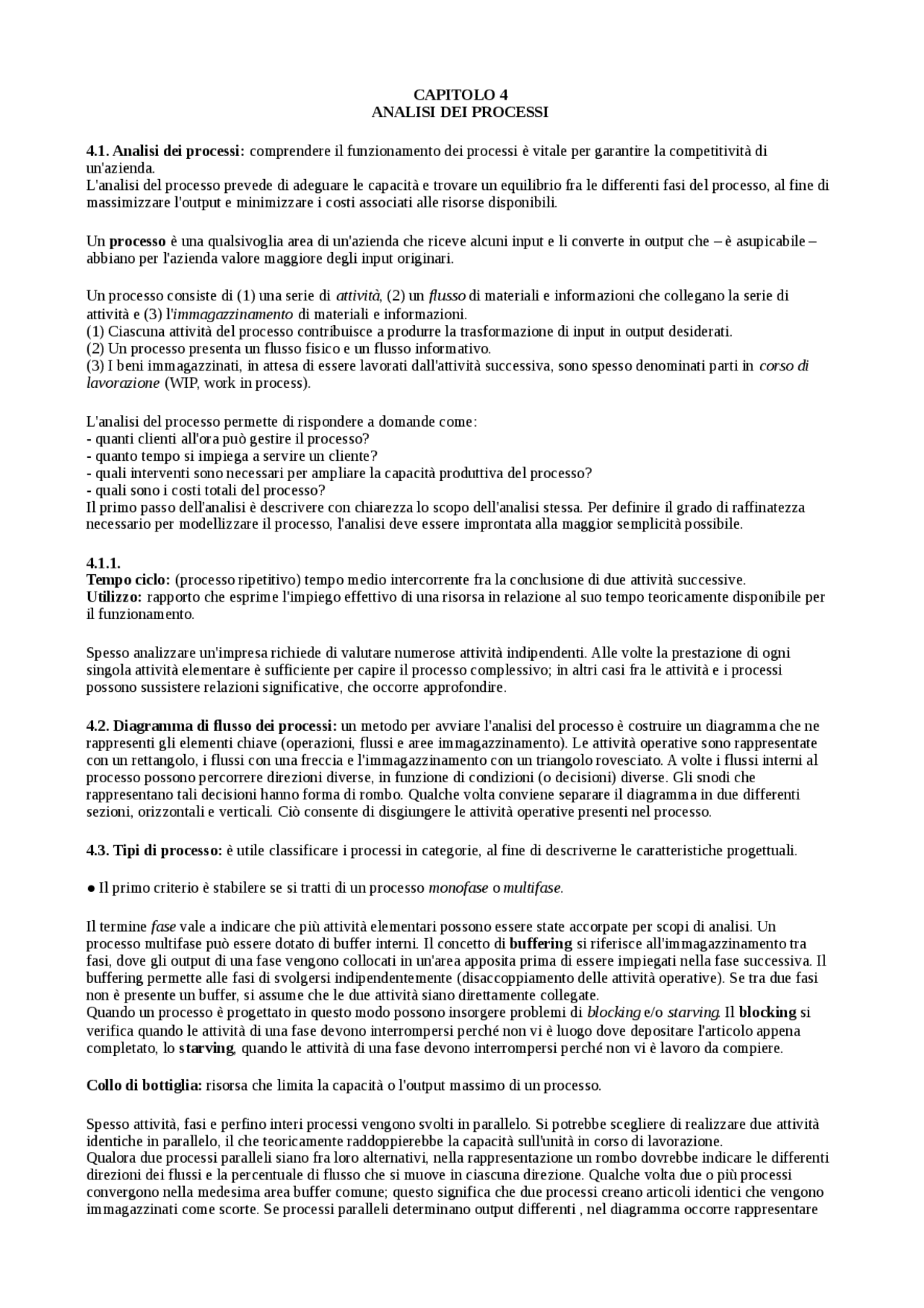 riassunto gestione delle imprese 1 docsity