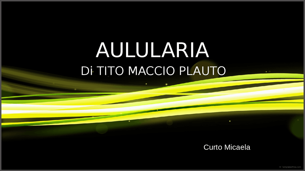 Aulularia by micaela12 Docsity