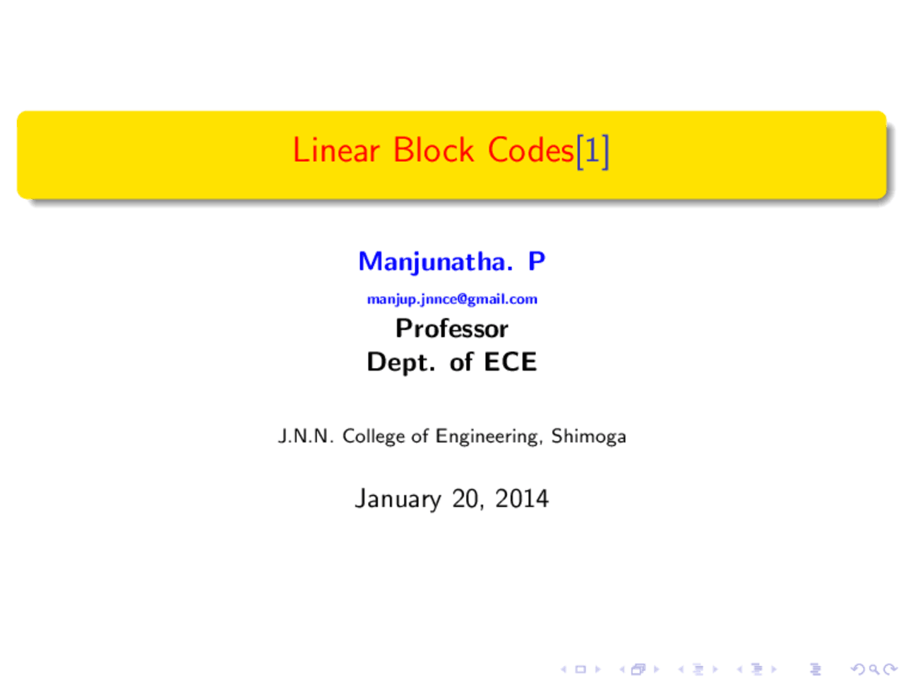 Linear block code - Docsity