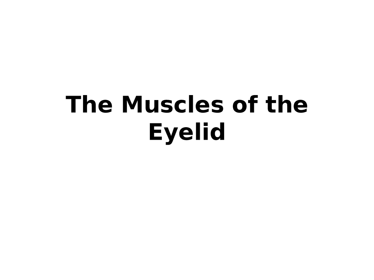02 the muscles of the eyelid Exams Accelerator Physics Docsity