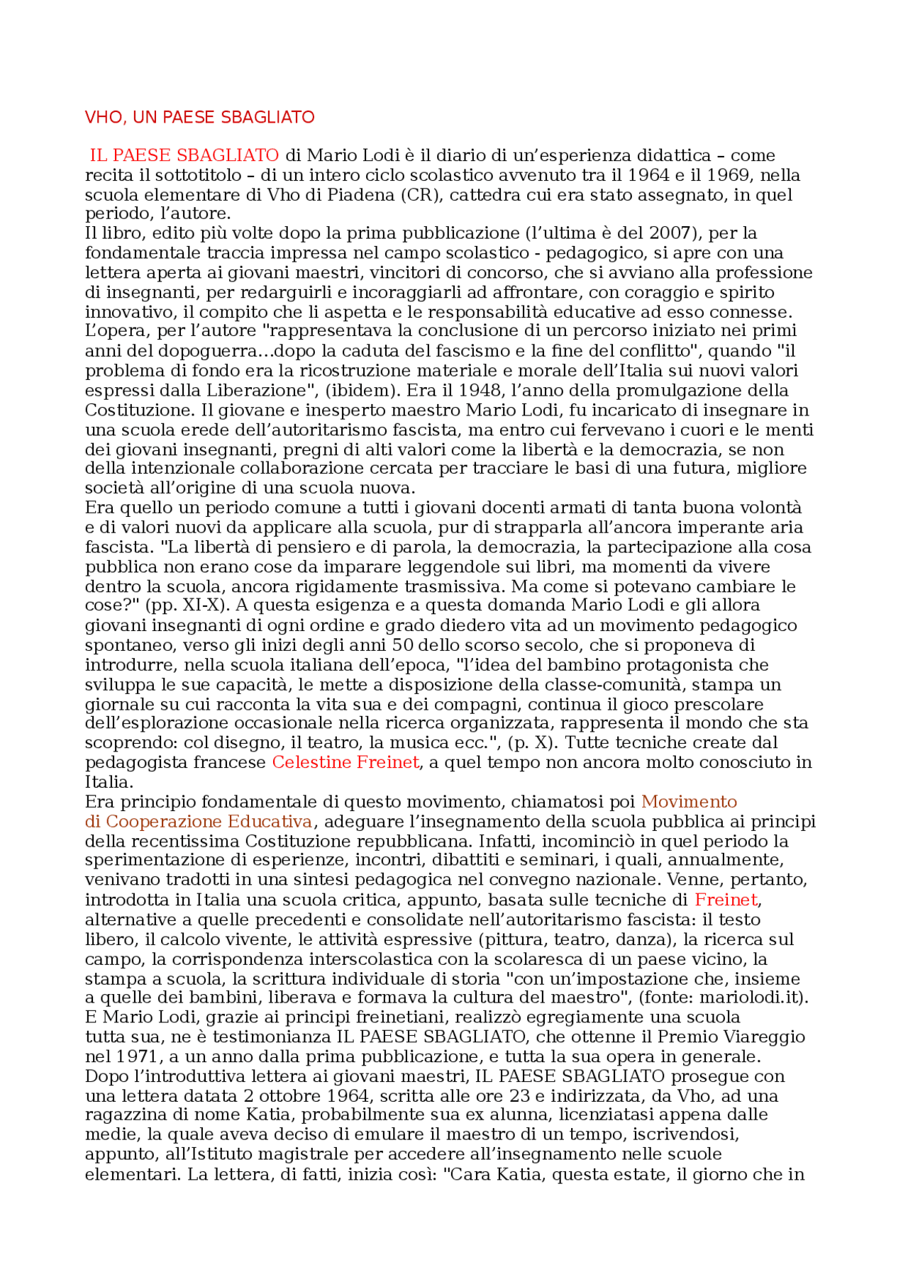 il-paese-sbagliato-docsity