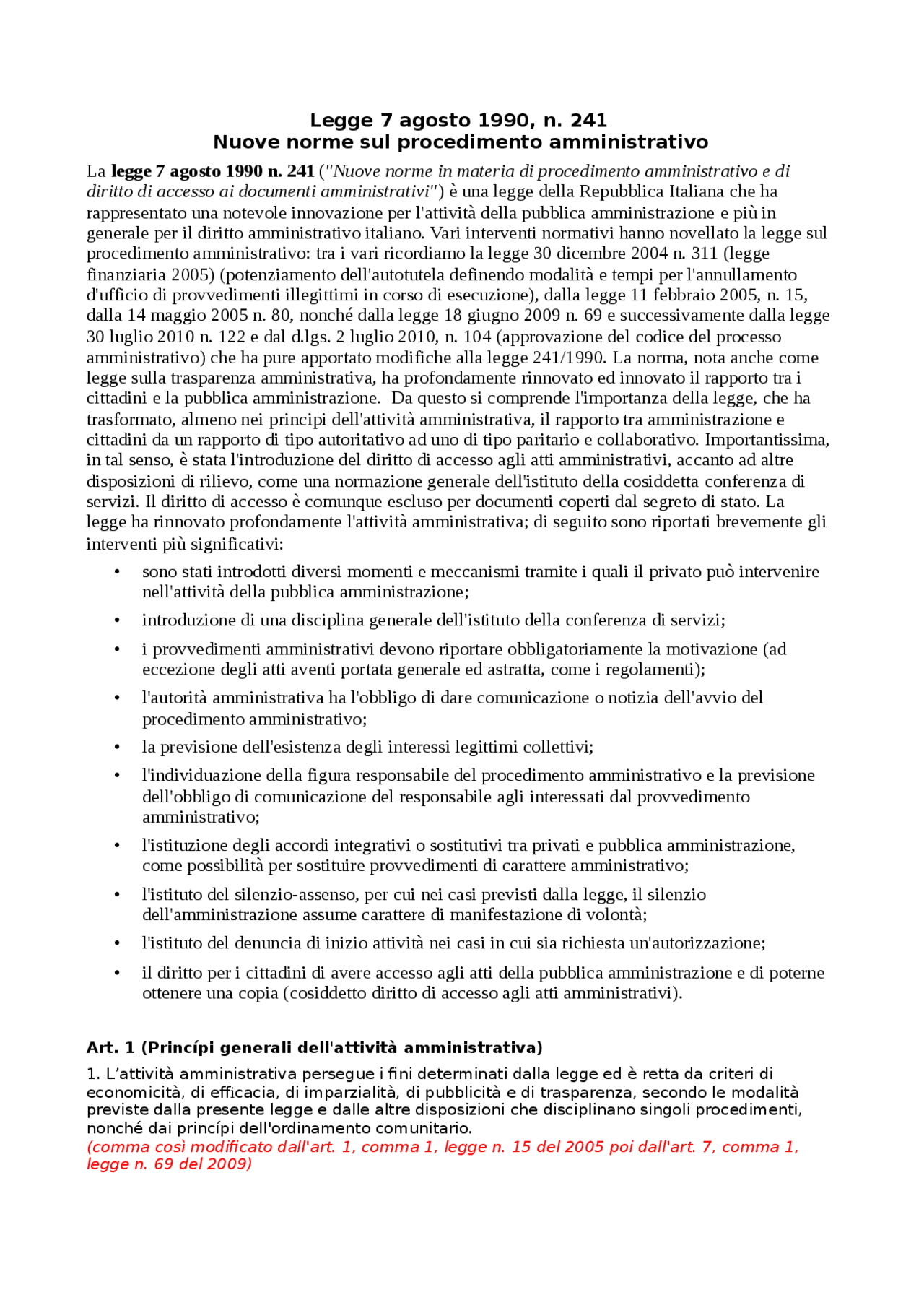 Legge 241 del 1990 spiegata bene Sintesi del corso di Diritto Amministrativo Docsity Legge 241 del 1990 spiegata bene Sintesi del corso di Diritto Amministrativo Docsity