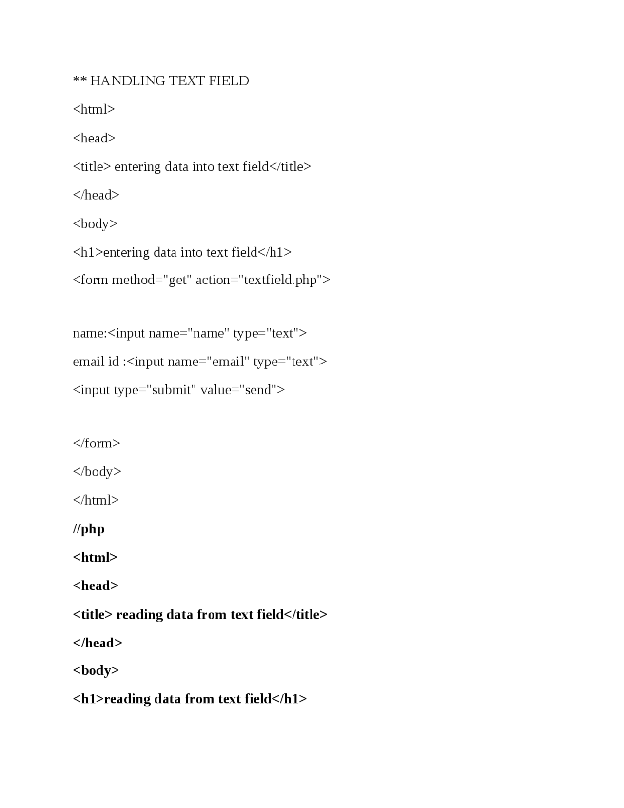 Php notes for rtmnu bca sem 5 - Docsity