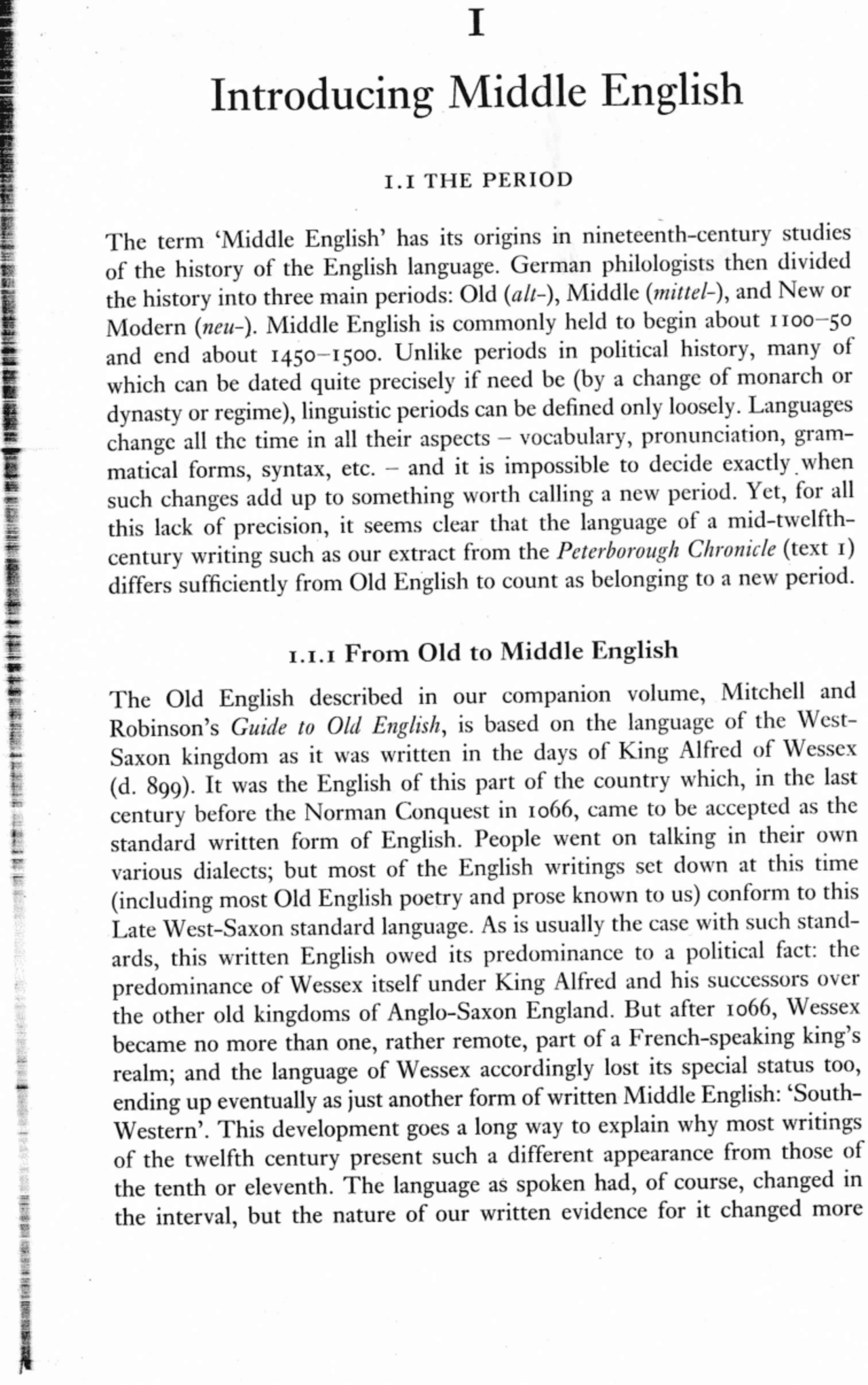 Middle English Text Example.pdf Introducing Middle English - Docsity
