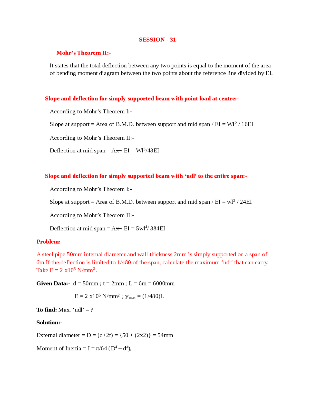 Mohr circle for shear stress - Docsity