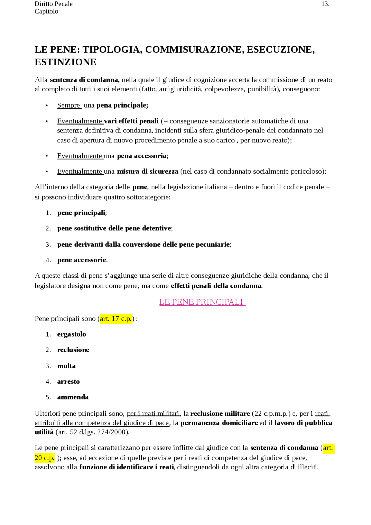 LE PENE TIPOLOGIA COMMISURAZIONE ESECUZIONE ESTINZIONE Docsity le-pene-tipologia-commisurazione-esecuzione-estinzione-docsity
