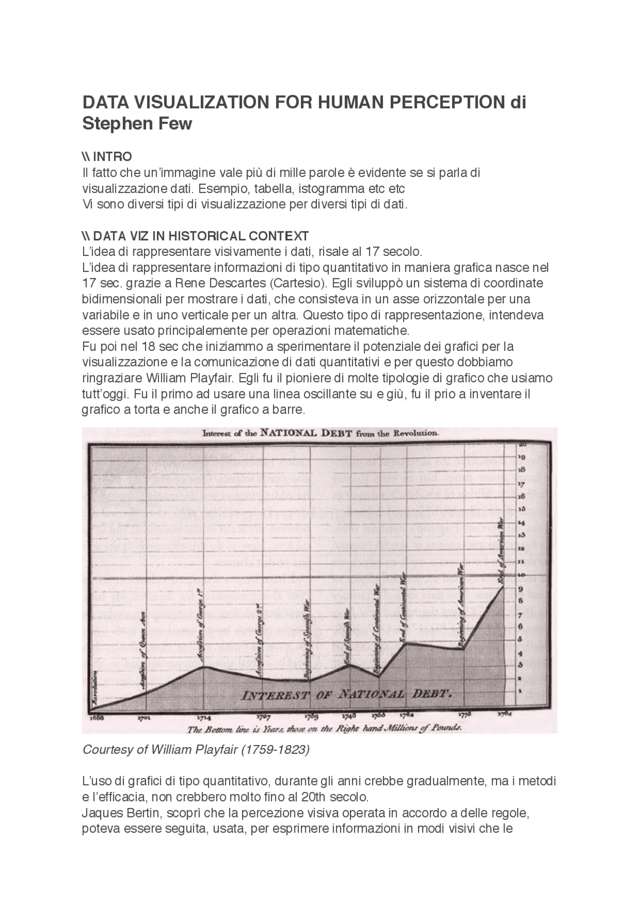Data Visualization For Human Perception - Docsity