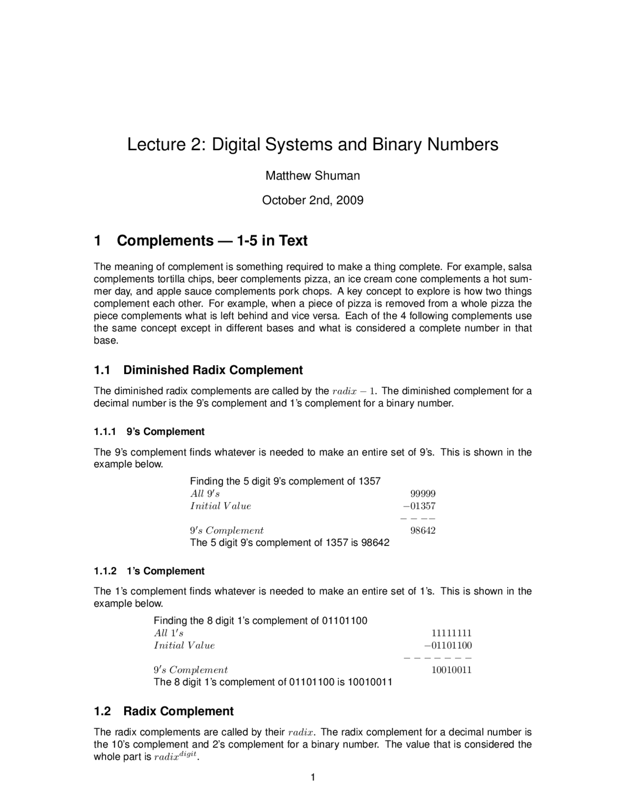 Digital Systems and Binary Numbers - Computer Fundamentals - Lecture ...