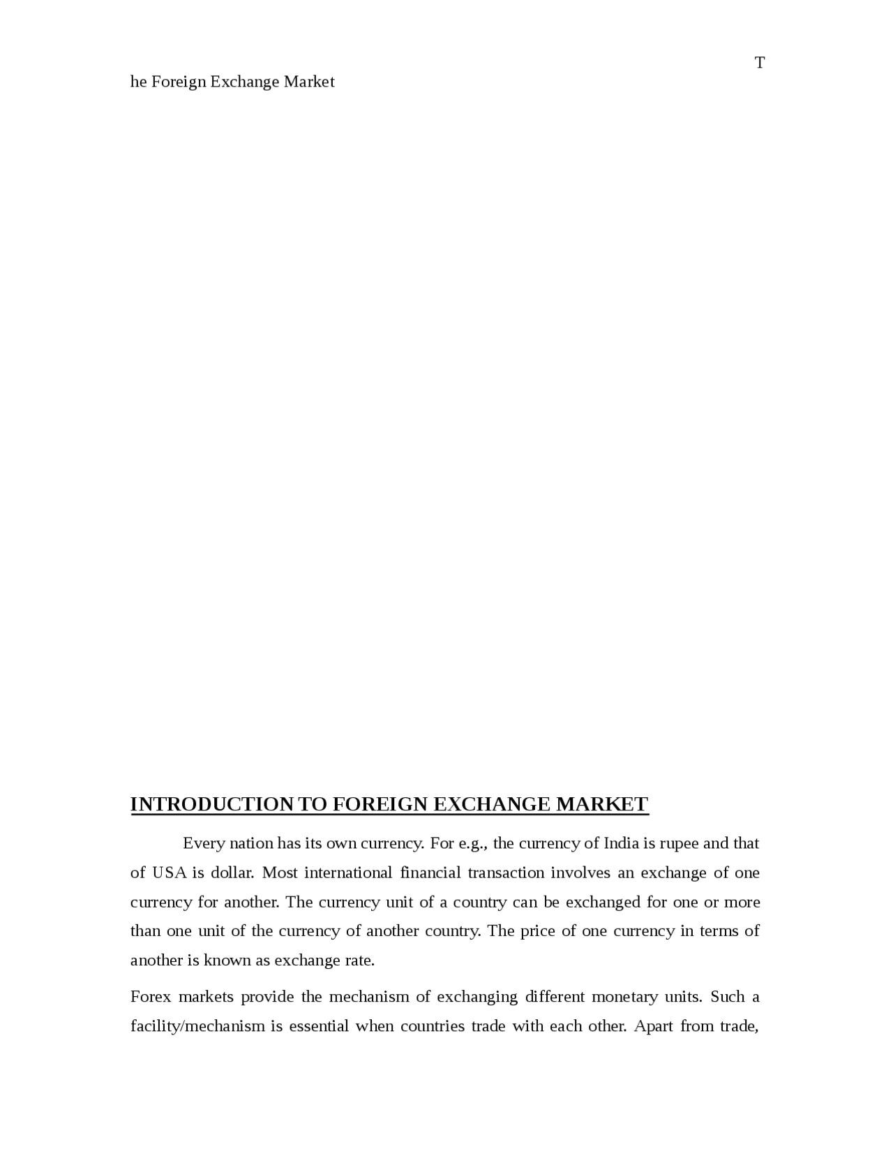 Foreign exchange IN INDIA how it works,how it happens,fuctions Docsity