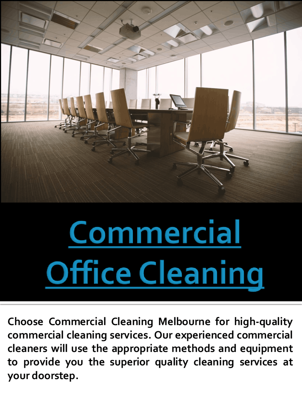 Commercial cleaning services melbourne Docsity