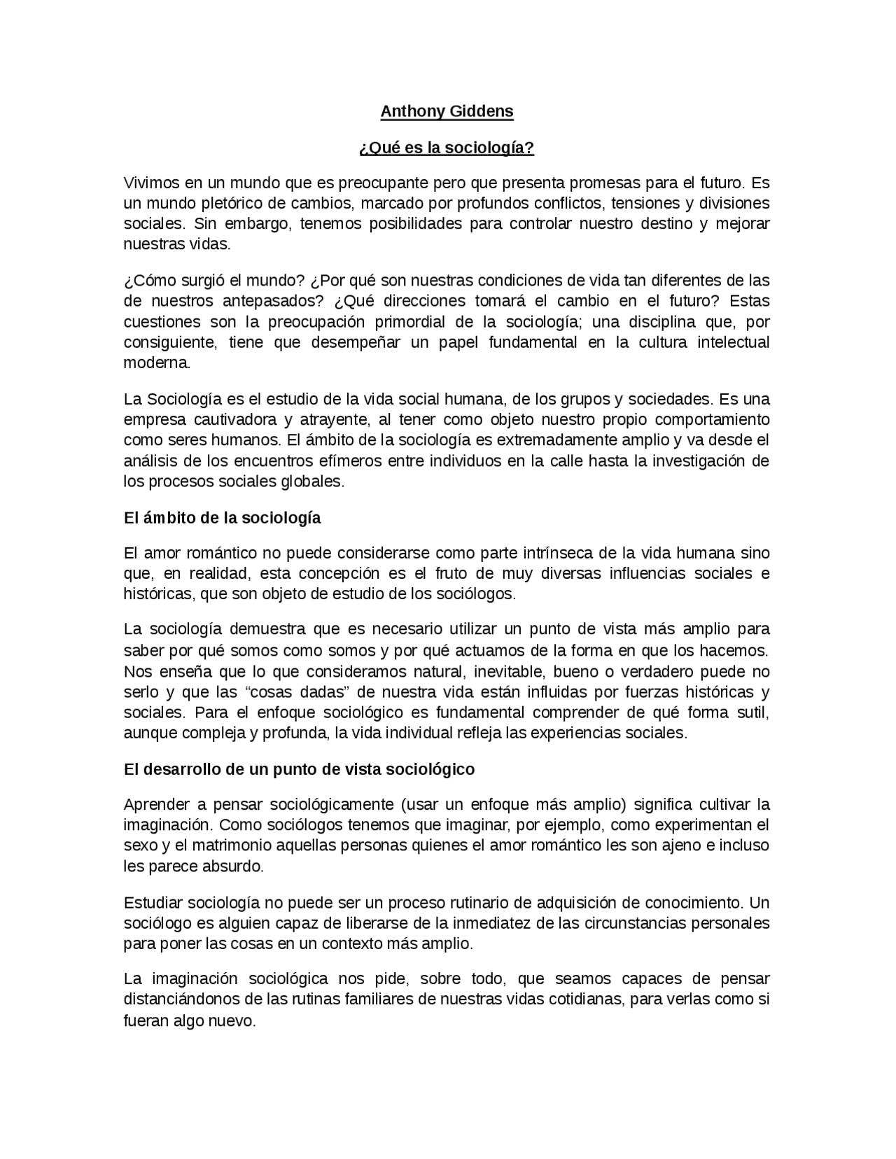 Materia Sociologia Resumen Docsity