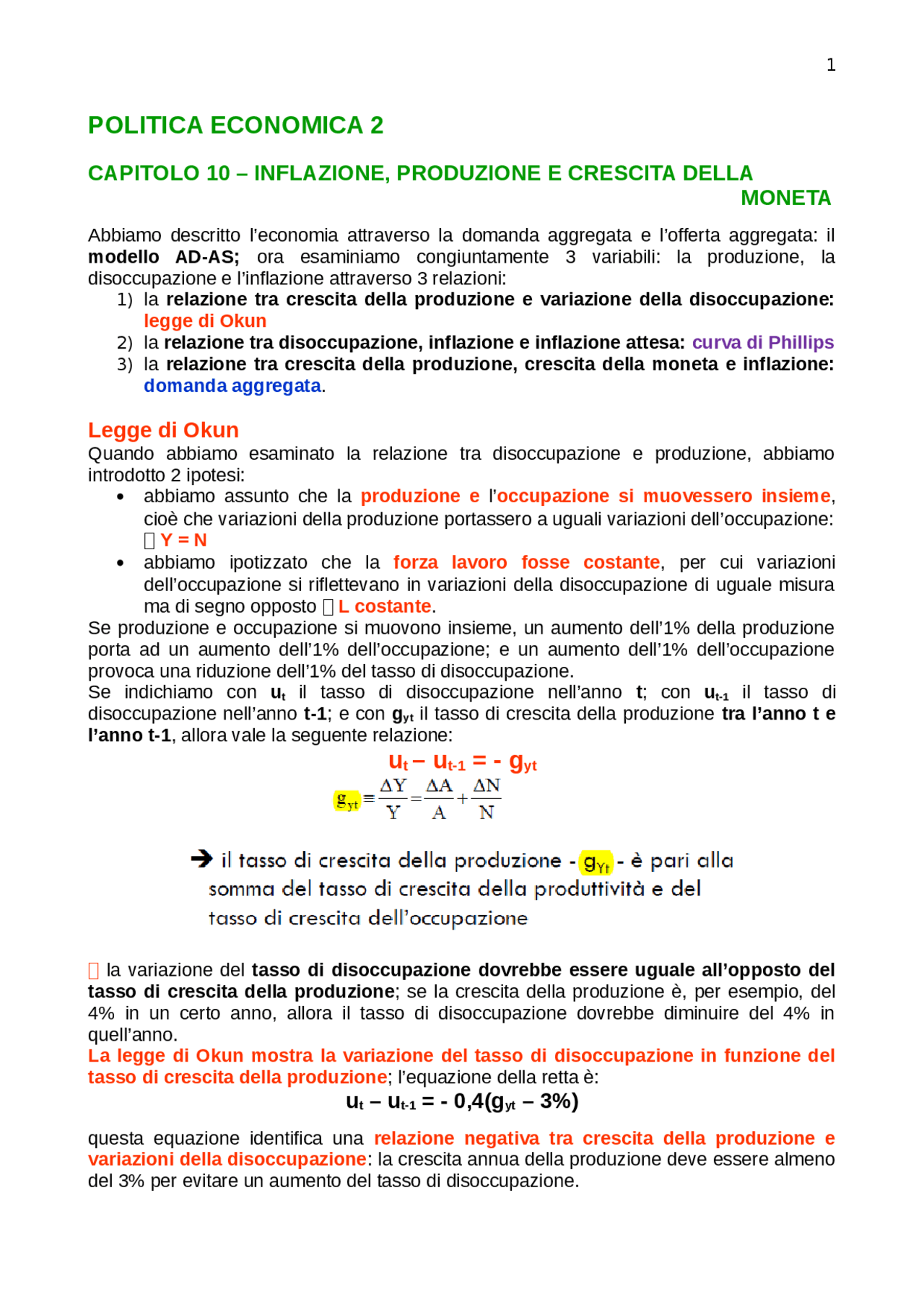 Riassunto del libro di testo "Scoprire la macroeconomia" di Blanchard