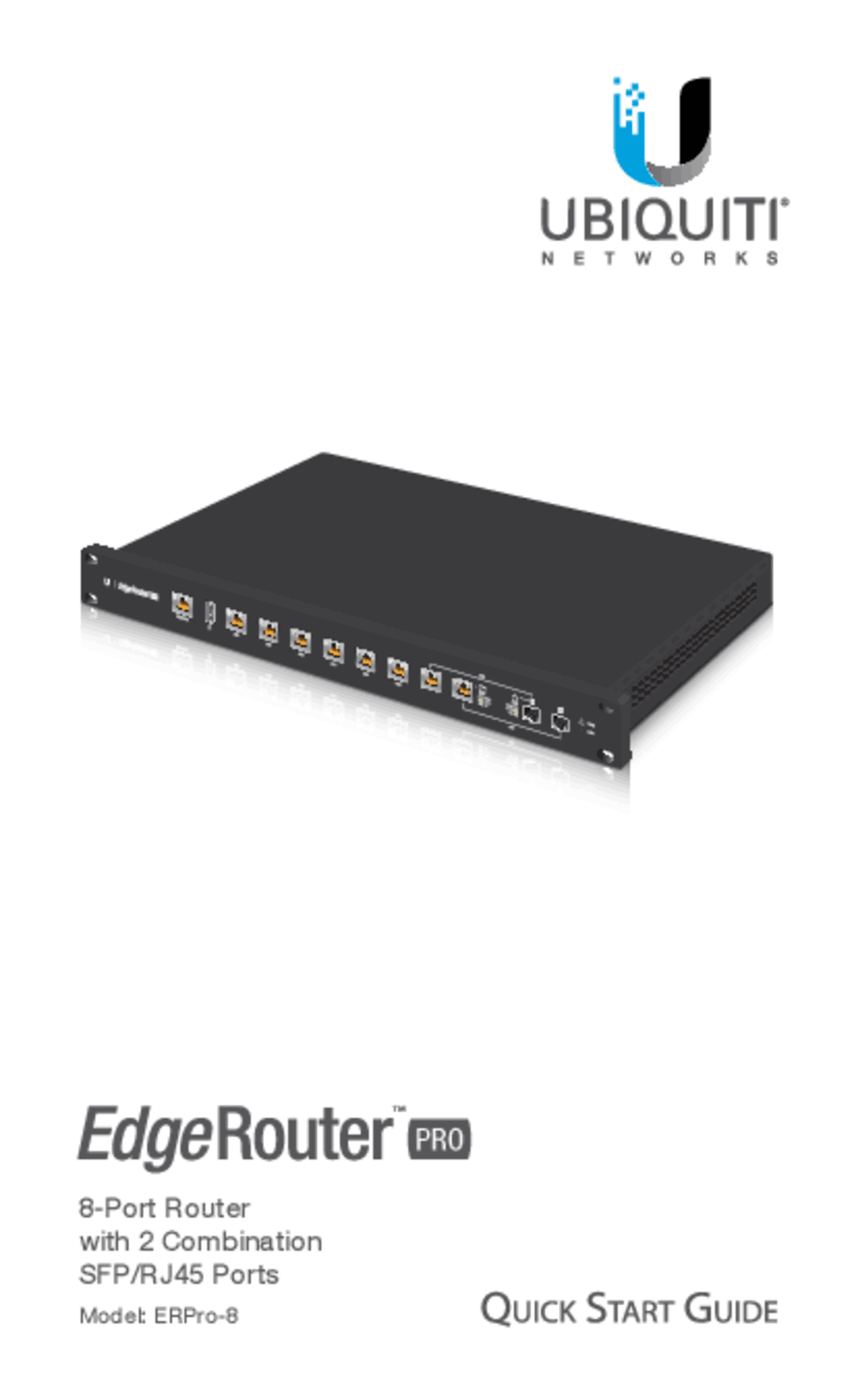 Erpro 8 Router EdgeRouter ERPro-8QSG - Docsity