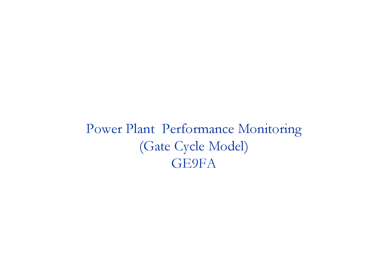 Sample - Performance Monitoring Presentation - Docsity