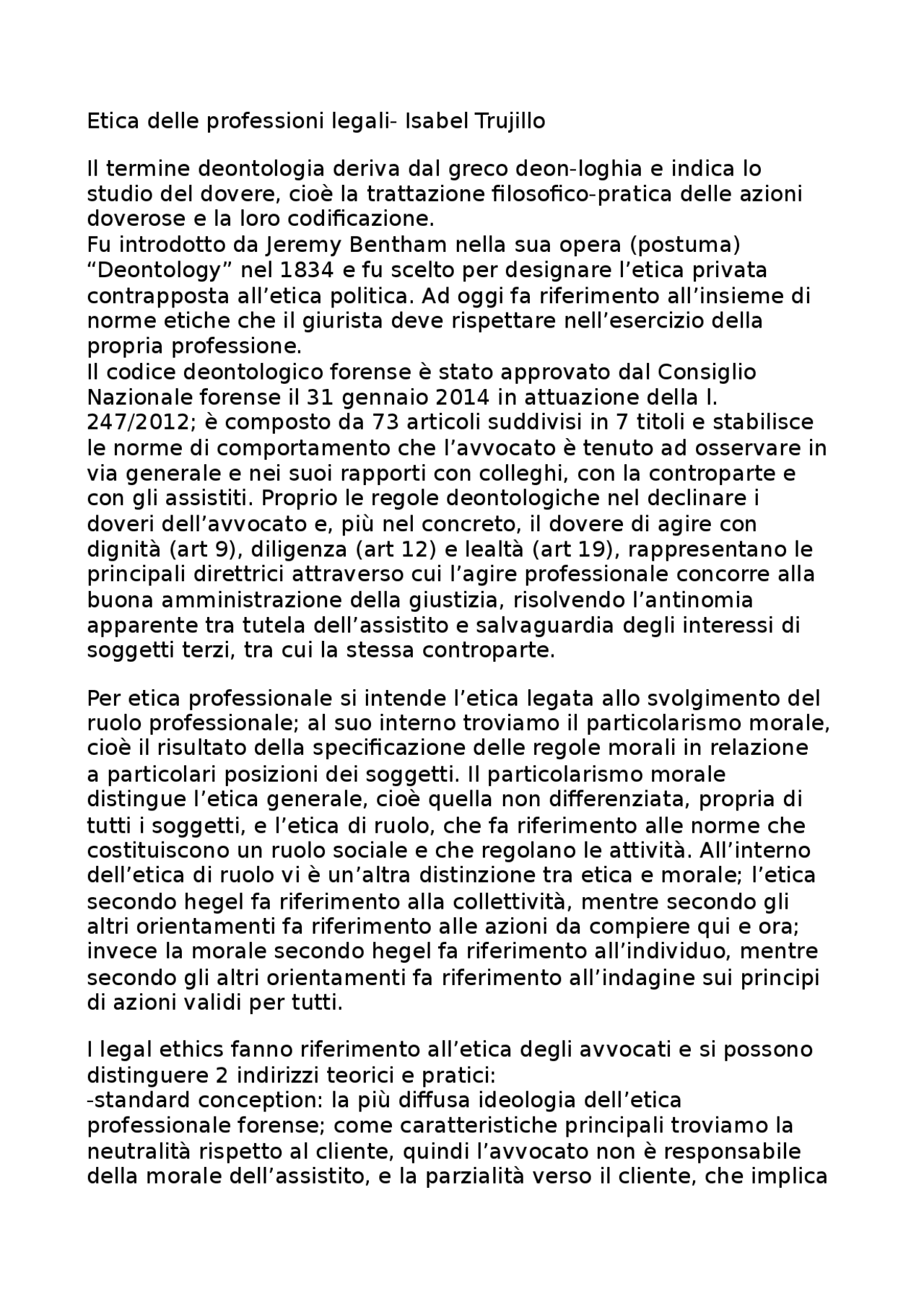 etica delle professioni giuridiche unitn