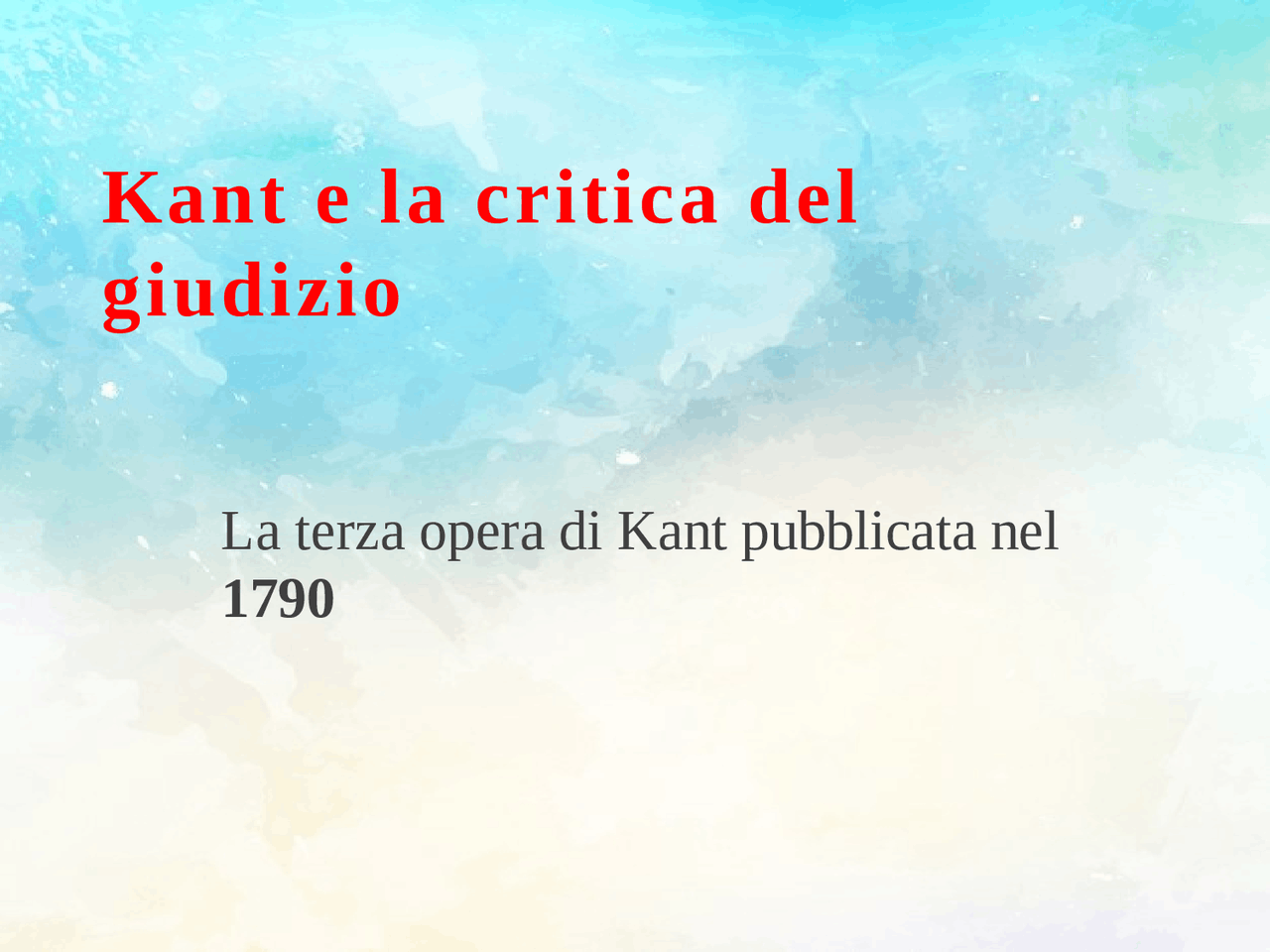 CRITICA DEL GIUDIZIO KANT Docsity CRITICA DEL GIUDIZIO KANT Docsity