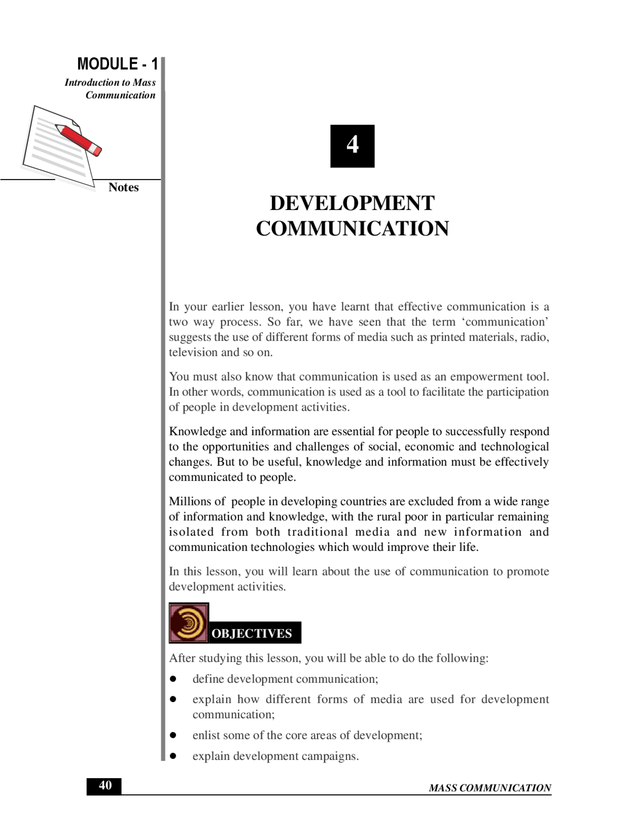 Communication Developmen DEVELOPMENT COMMUNICATION - Docsity