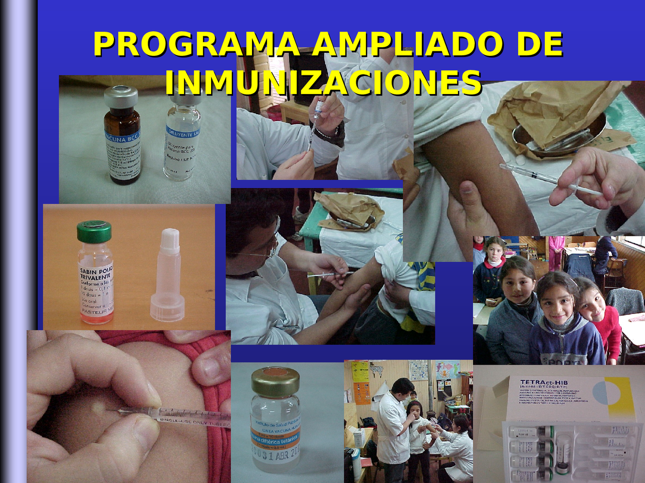 PROGRAMA AMPLIADO DE INMUNIZACIONES PARA AMERICA LATINA Y EL CARIBE |  Diapositivas de Salud Pública | Docsity