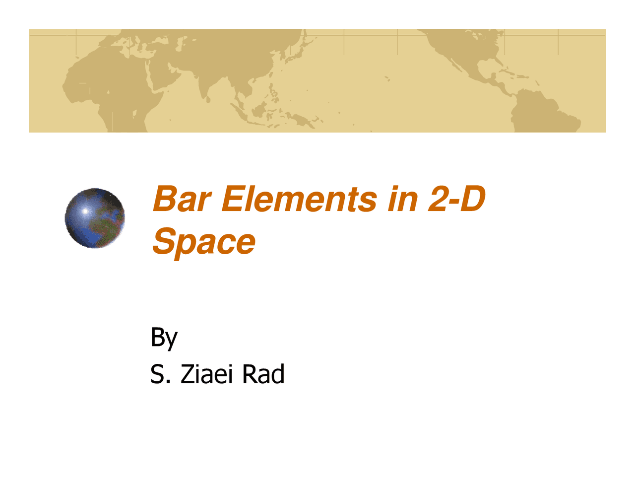 Bar elements finite element methods - Docsity