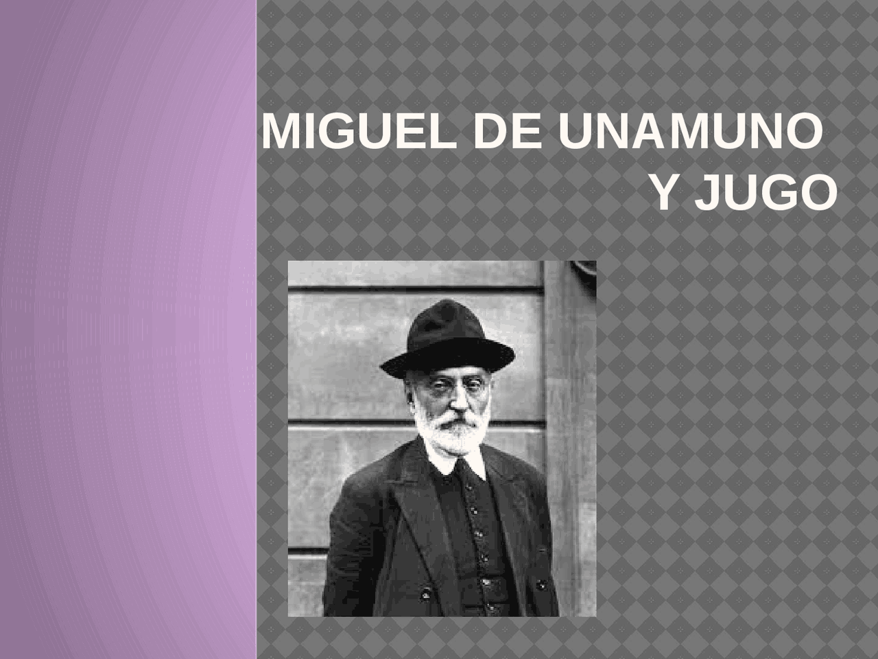 Miguel De Unamuno Power Point Docsity