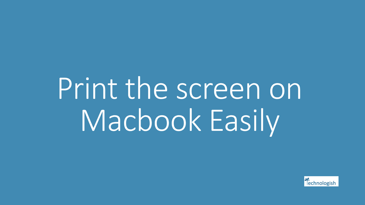 Print the screen on Macbook Easily - Docsity