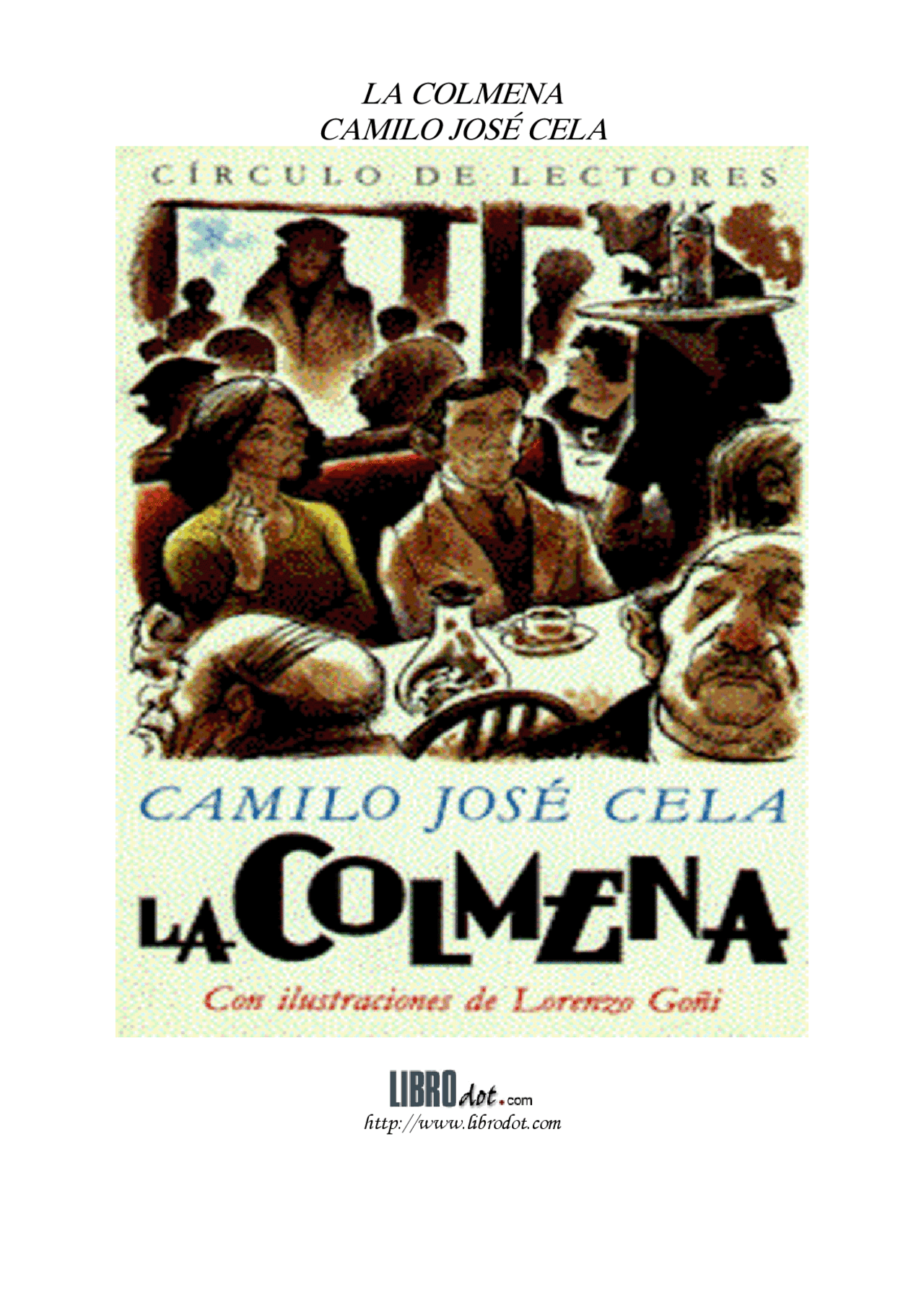 Colmena Romanzo Madrid Docsity