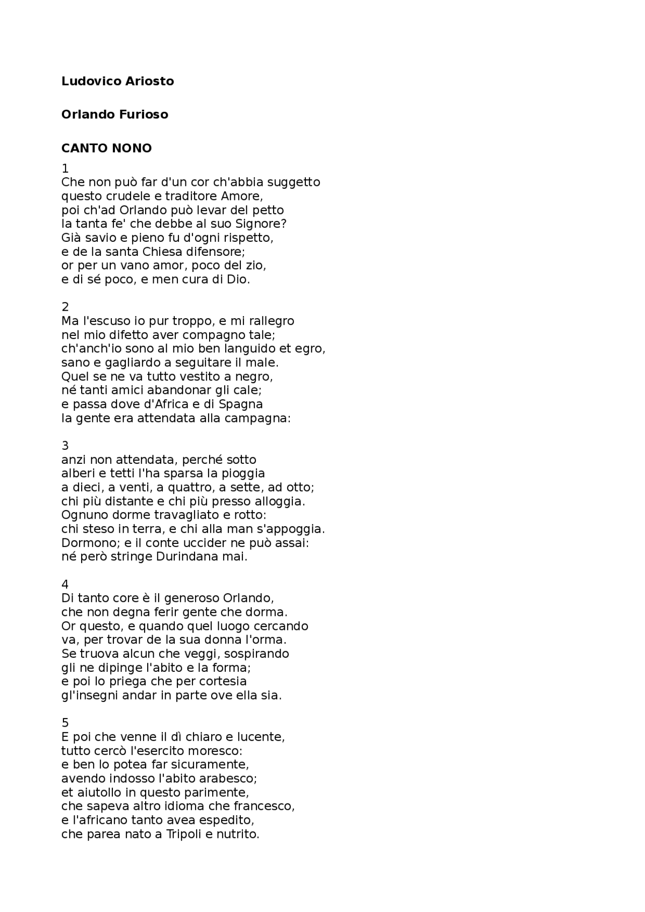 canto la furia di orlando
