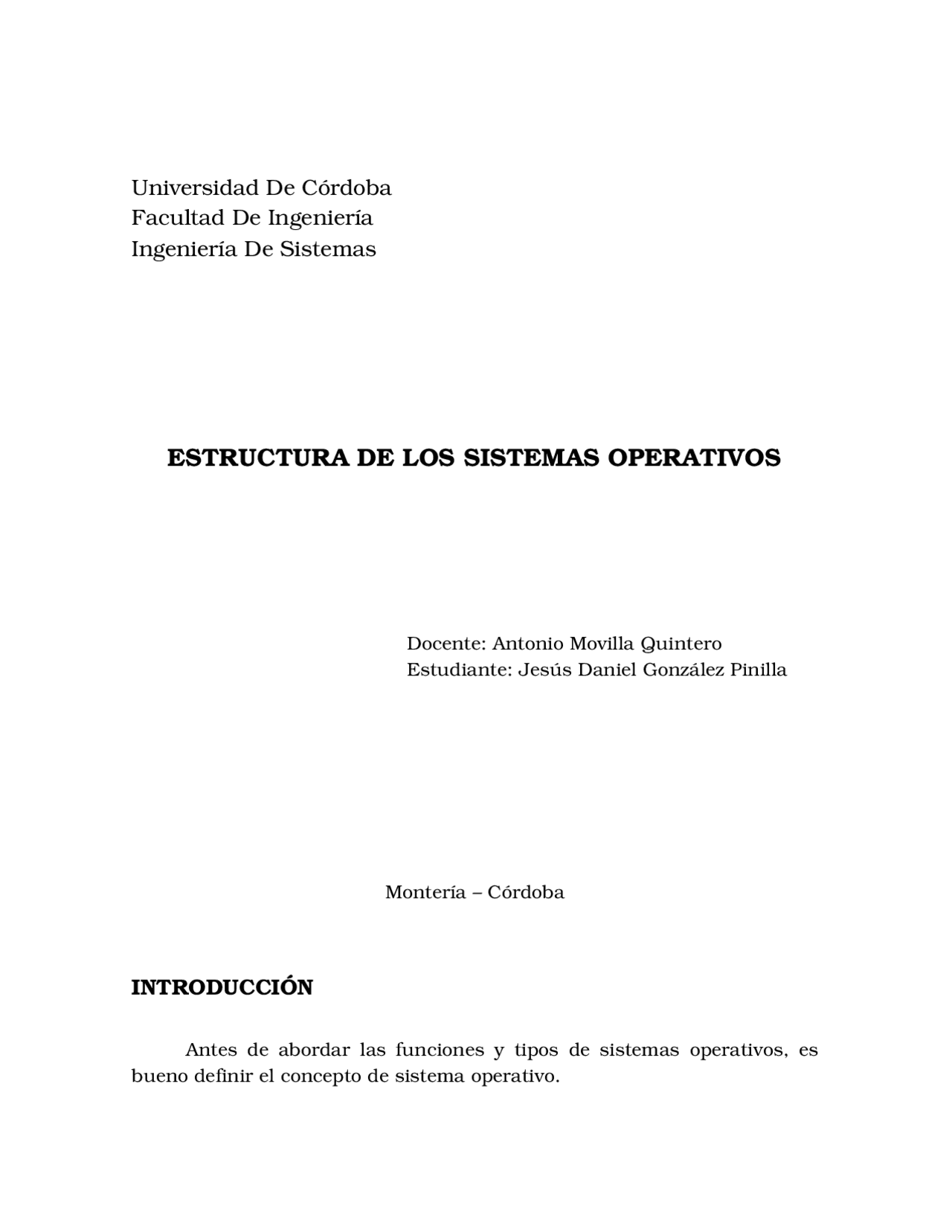 Estructura de los sistemas operativos - Docsity