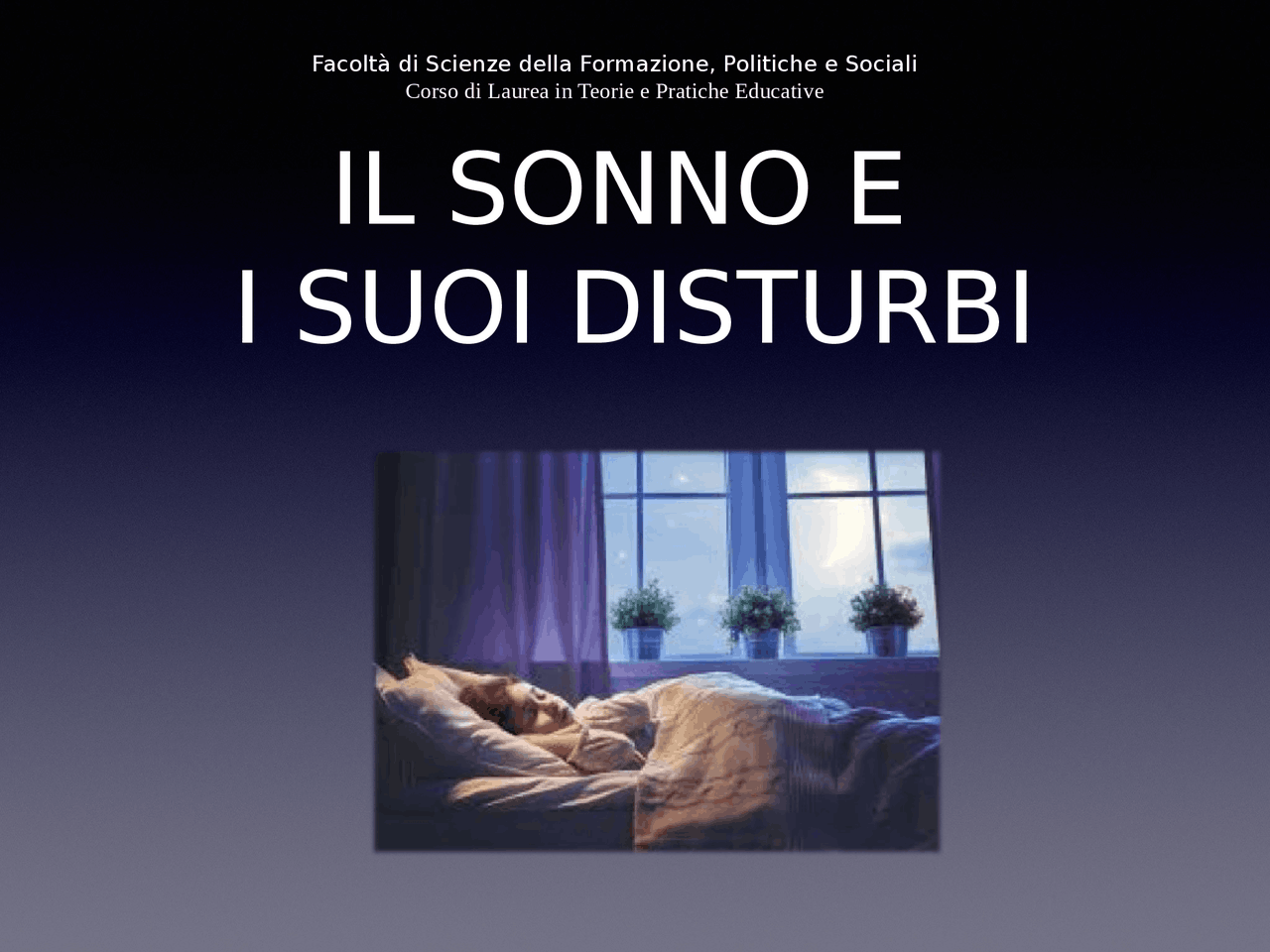 IL SONNO E I SUOI DISTURBI | Schemi e mappe concettuali di ...