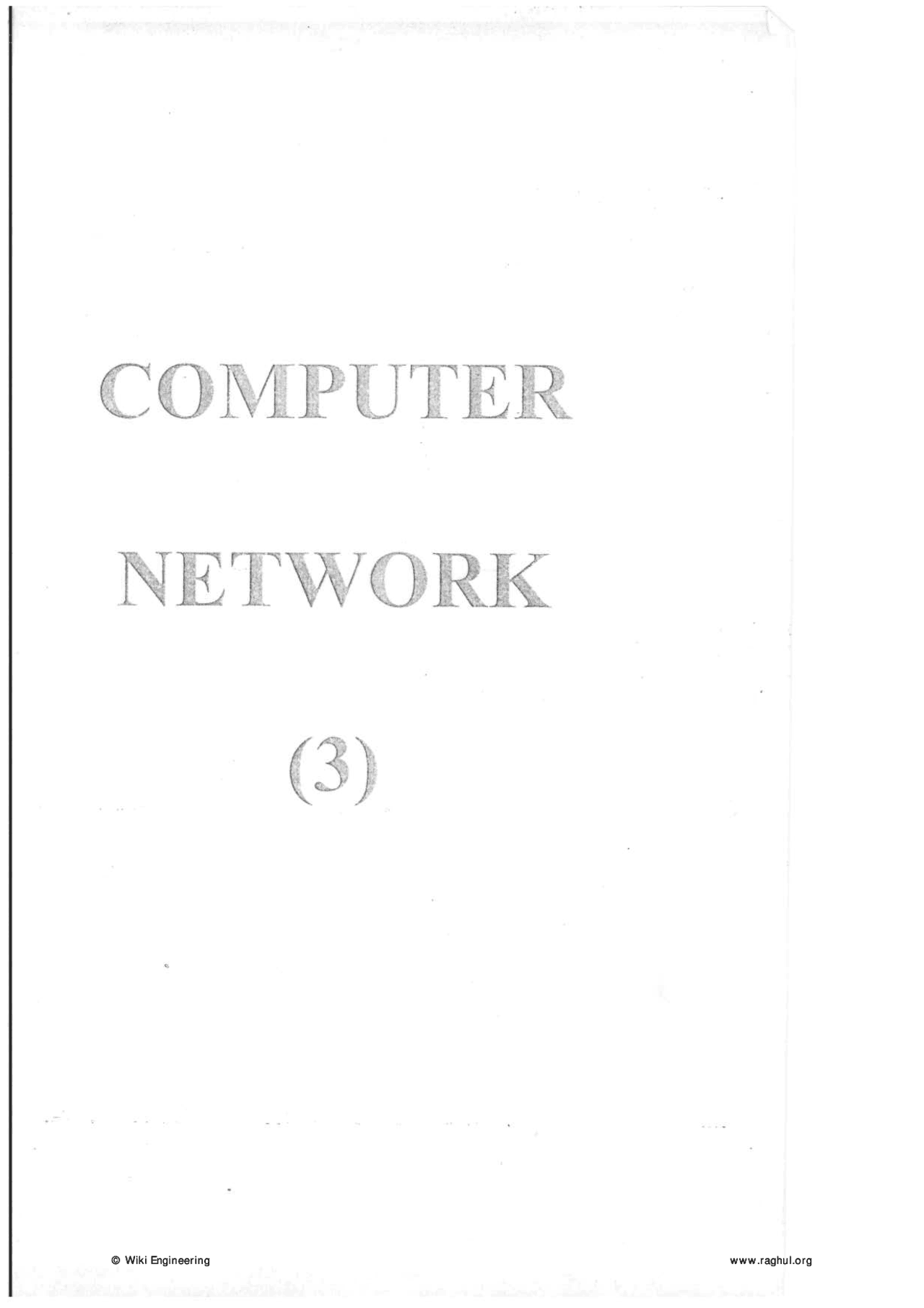 Computer network pdf lecture notes - Docsity