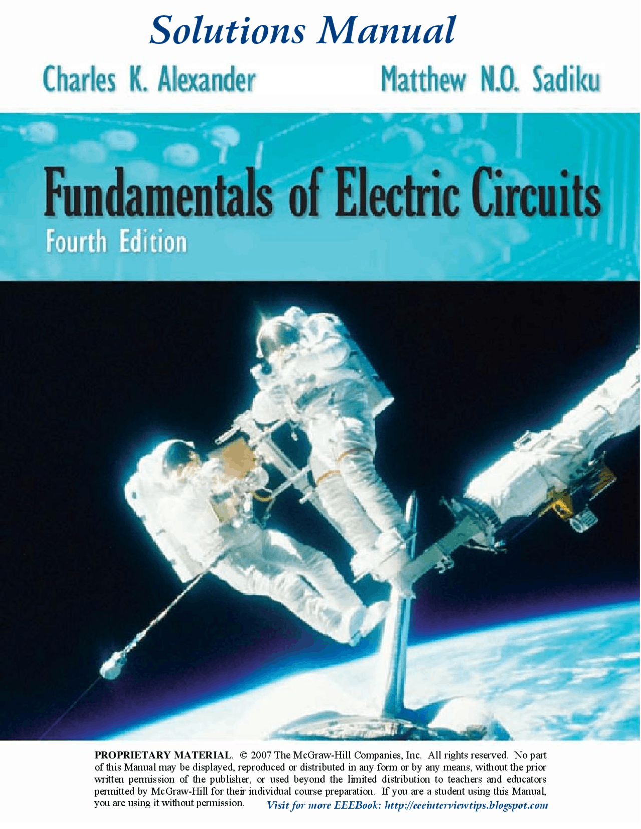 Alexander and Sadiku Solution Manual 4th ed - Docsity