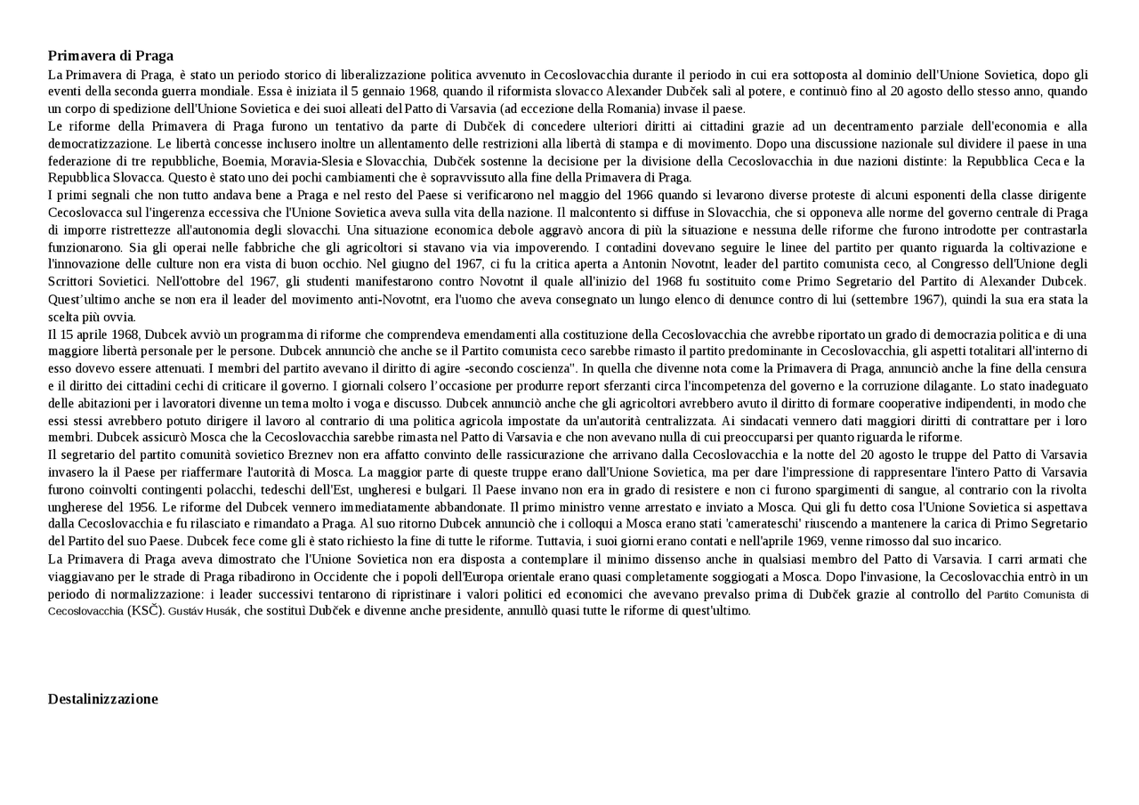 50 Domande Di Storia Con Risposte Domande di storia . . . - Docsity