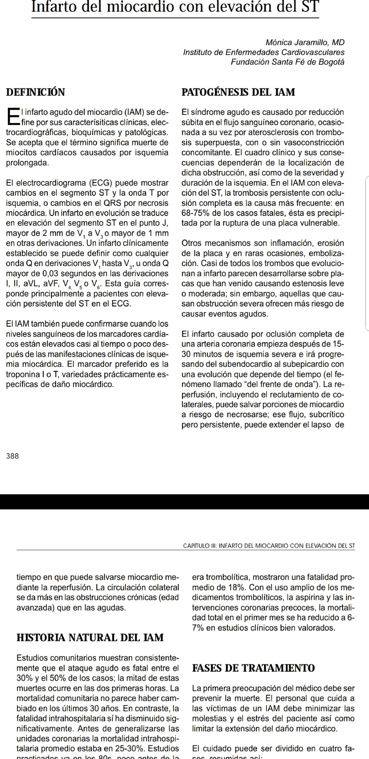 Infarto agudo de miocardio con elevación del ST | Apuntes de ...