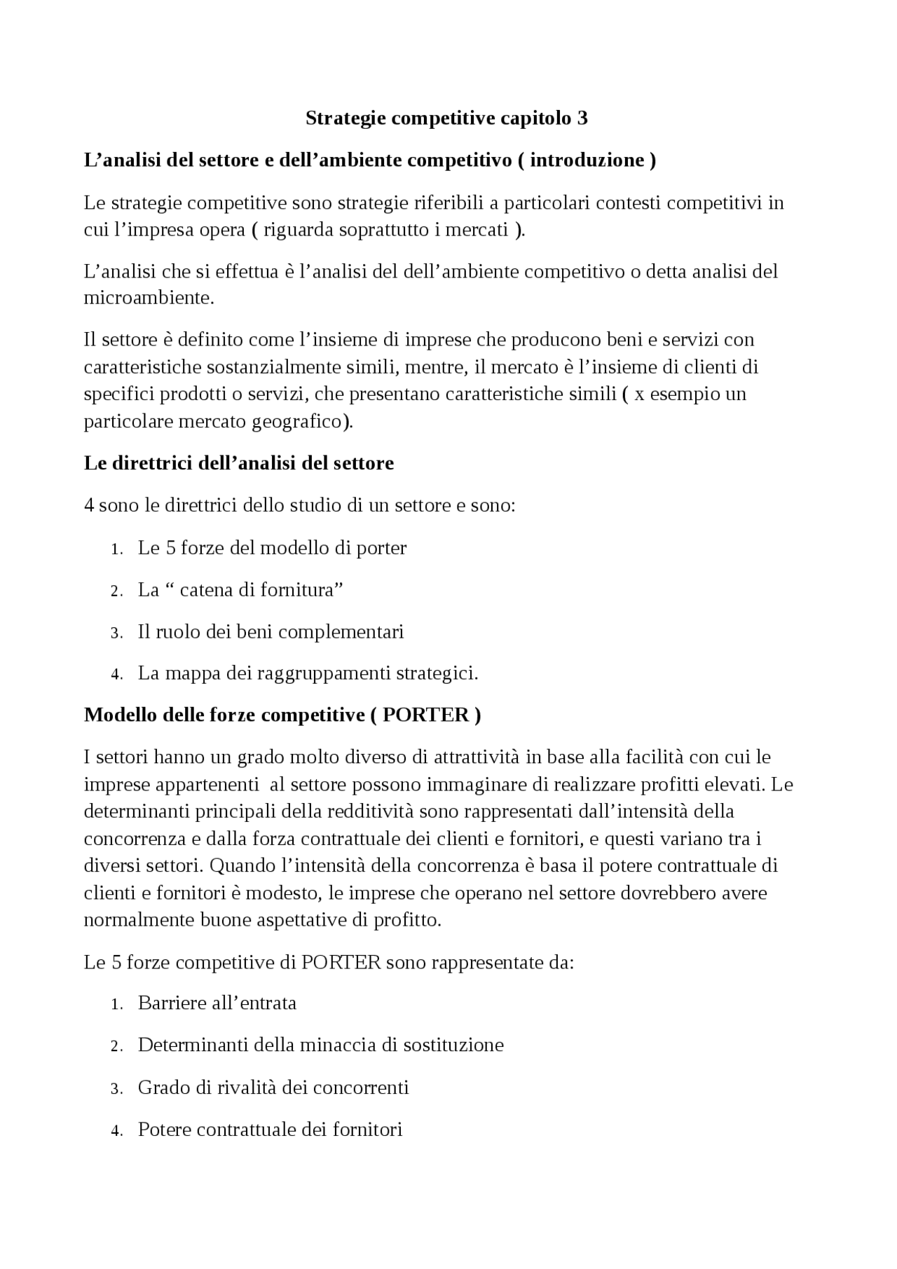 Strategie E Politiche Aziendali 2018 Docsity