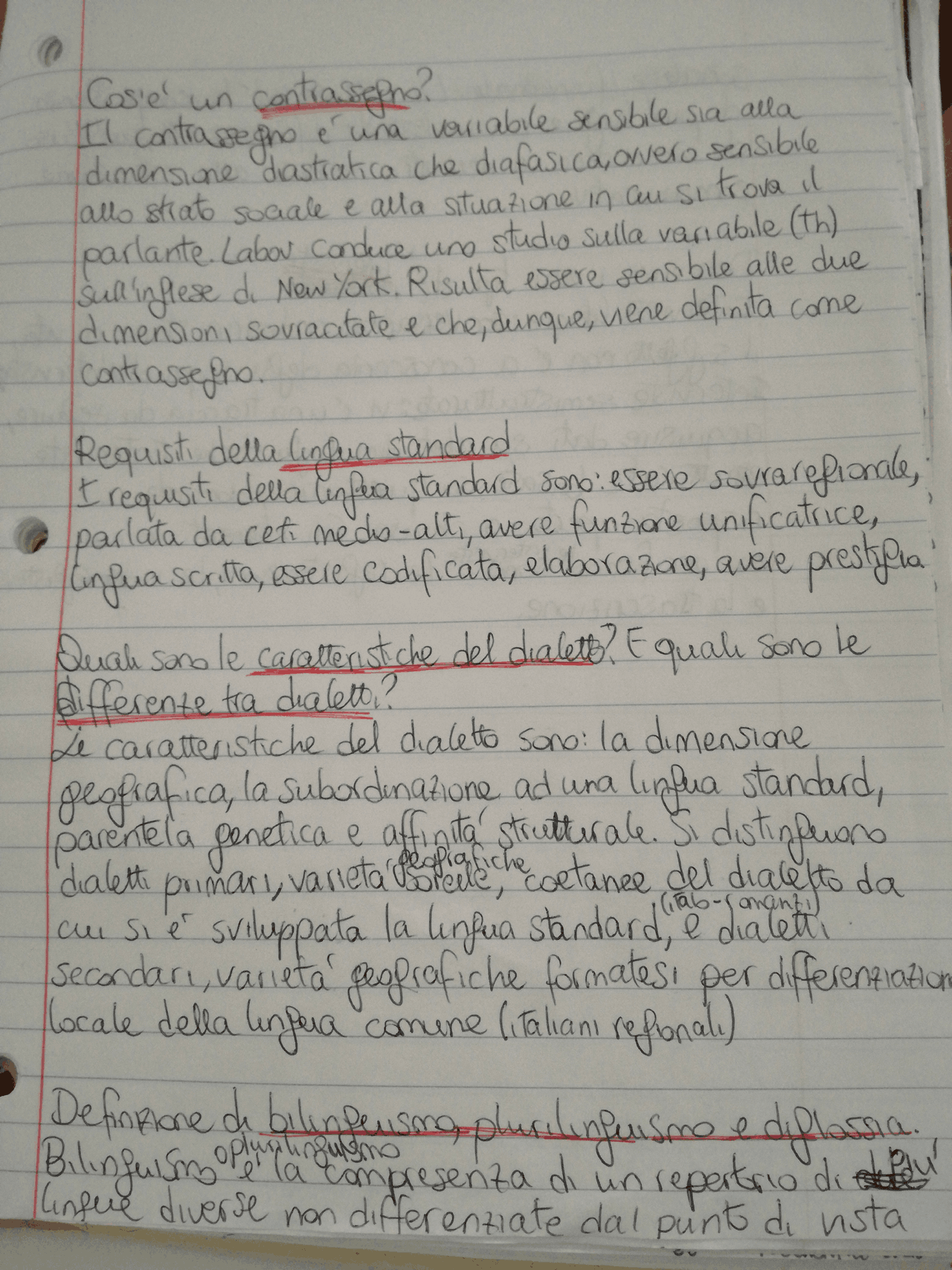 Sociolinguistica dell'italiano Docsity