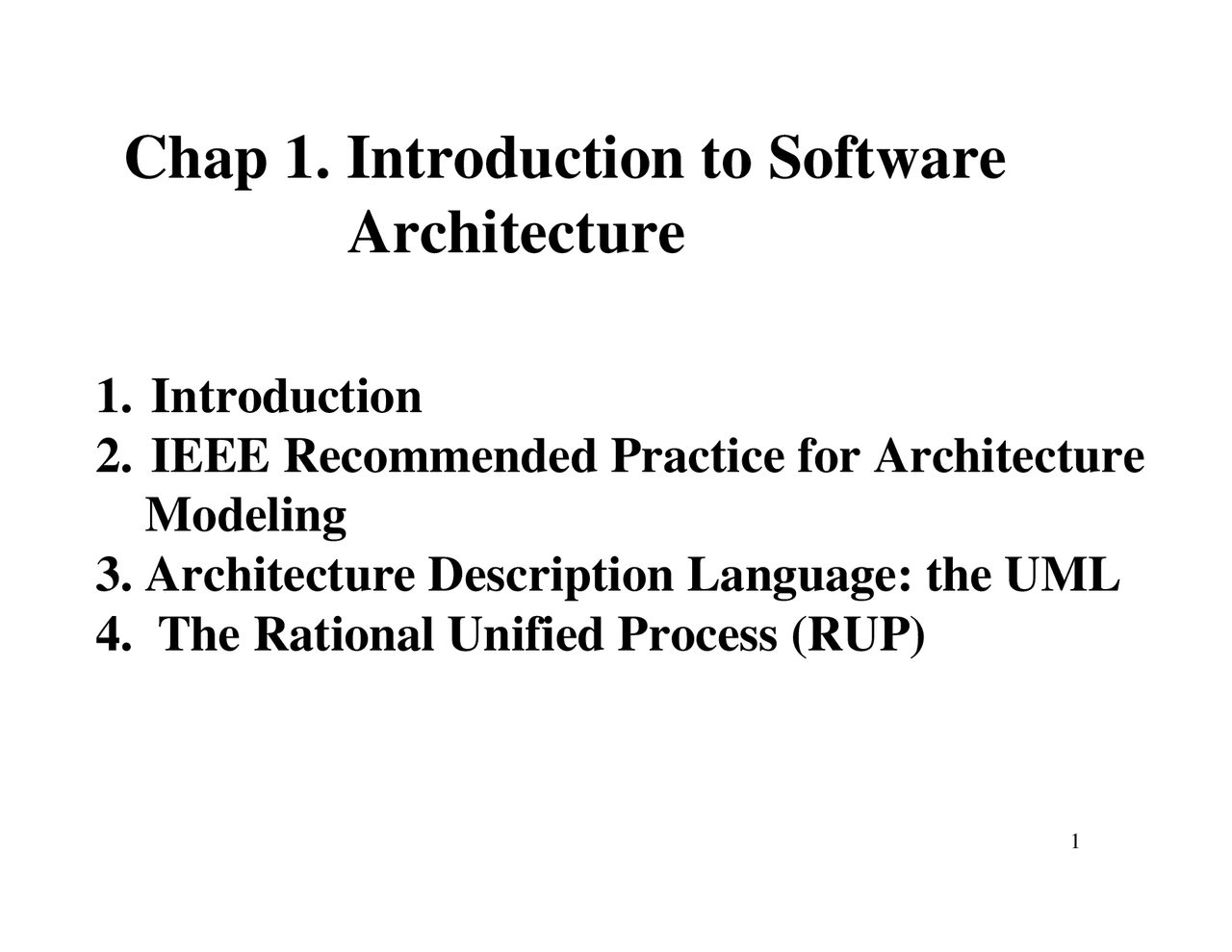 SOFTWARE ARCHITECTURE | Study notes Software Engineering | Docsity
