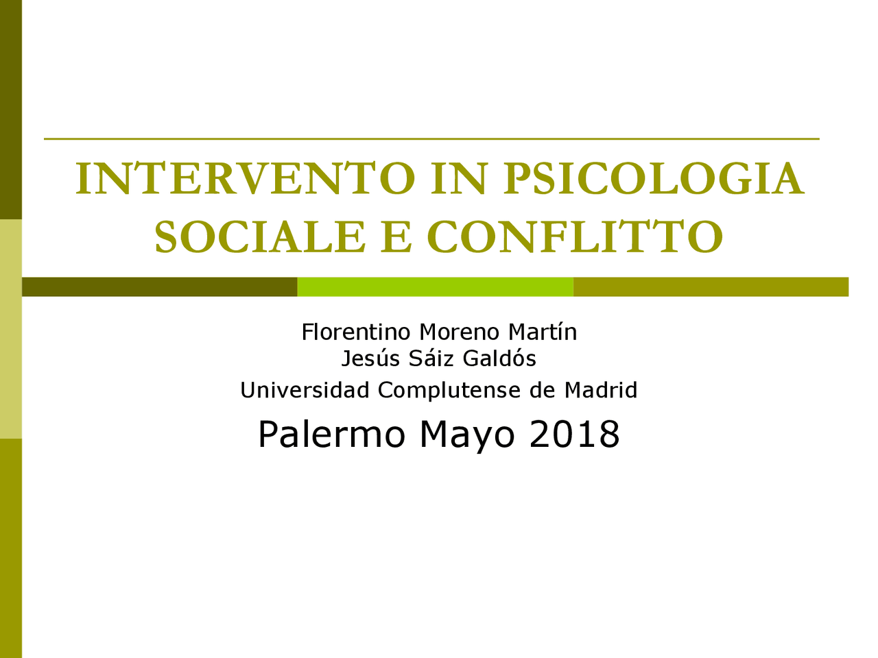 Psicologia del conflitto Docsity