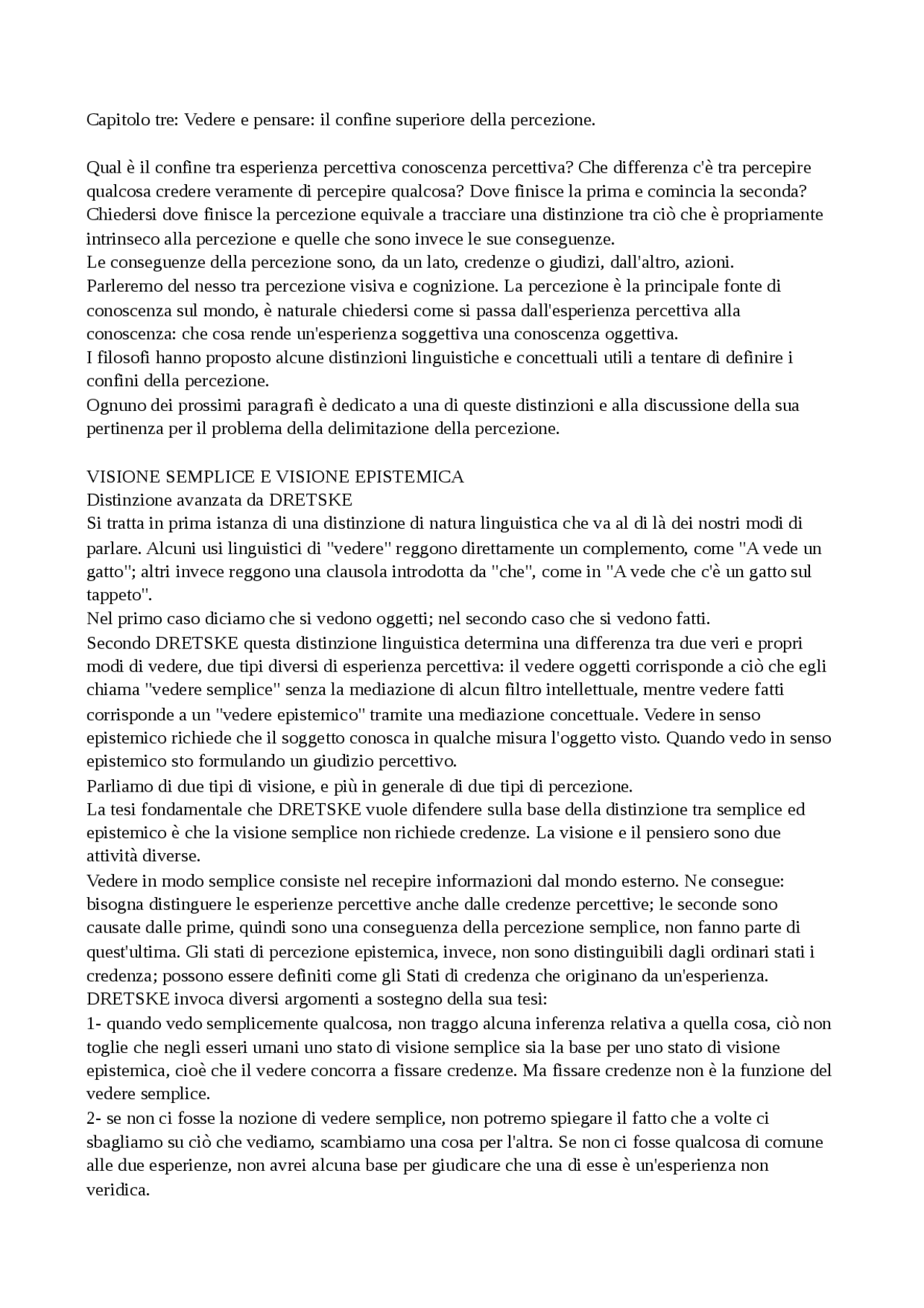 Paternoster filosofia - Docsity