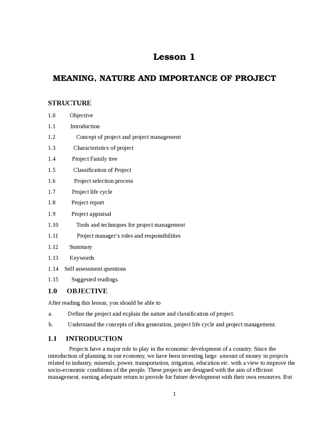 Project management Analysis - Docsity