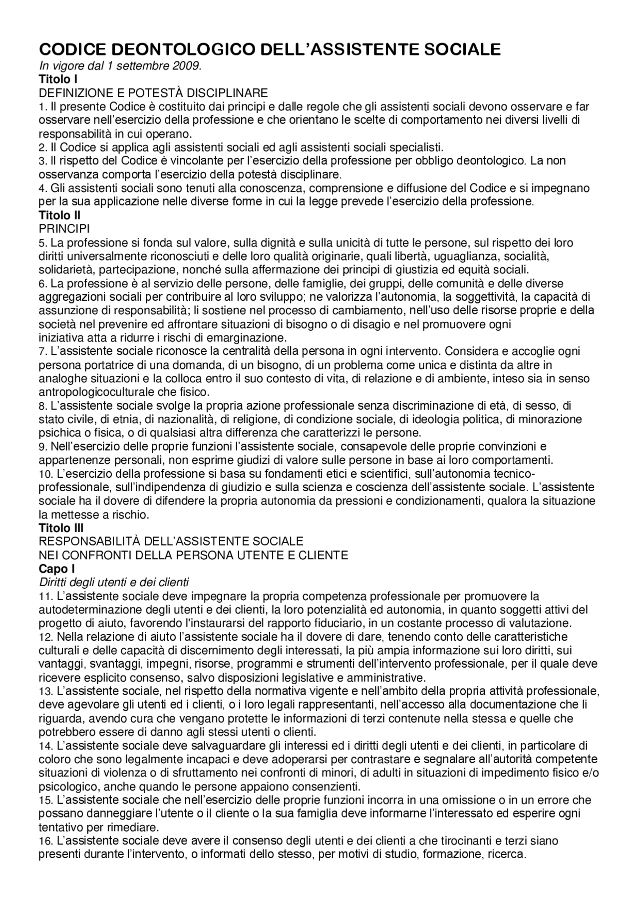 Il Codice Deontologico Assistente Sociale Docsity Il Codice Deontologico Assistente Sociale Docsity