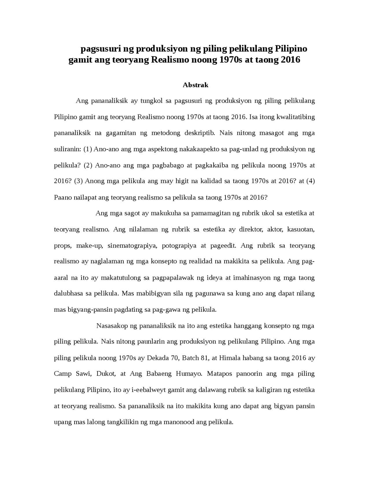 Pagsusuri Ng Pelikulang Pilipino Mobile Legends