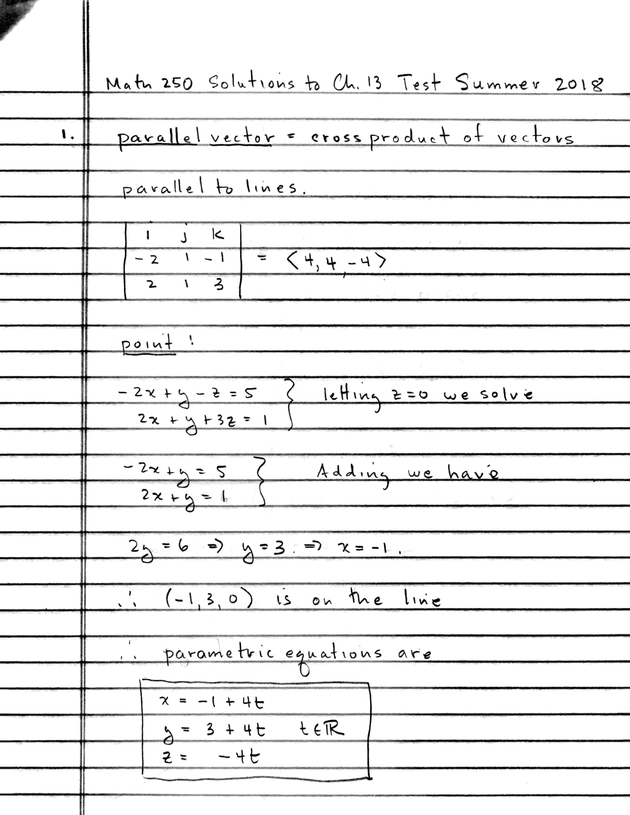 MATH 250. Calculus III (3) CSUN Catalog MATH EXAM 3 Docsity