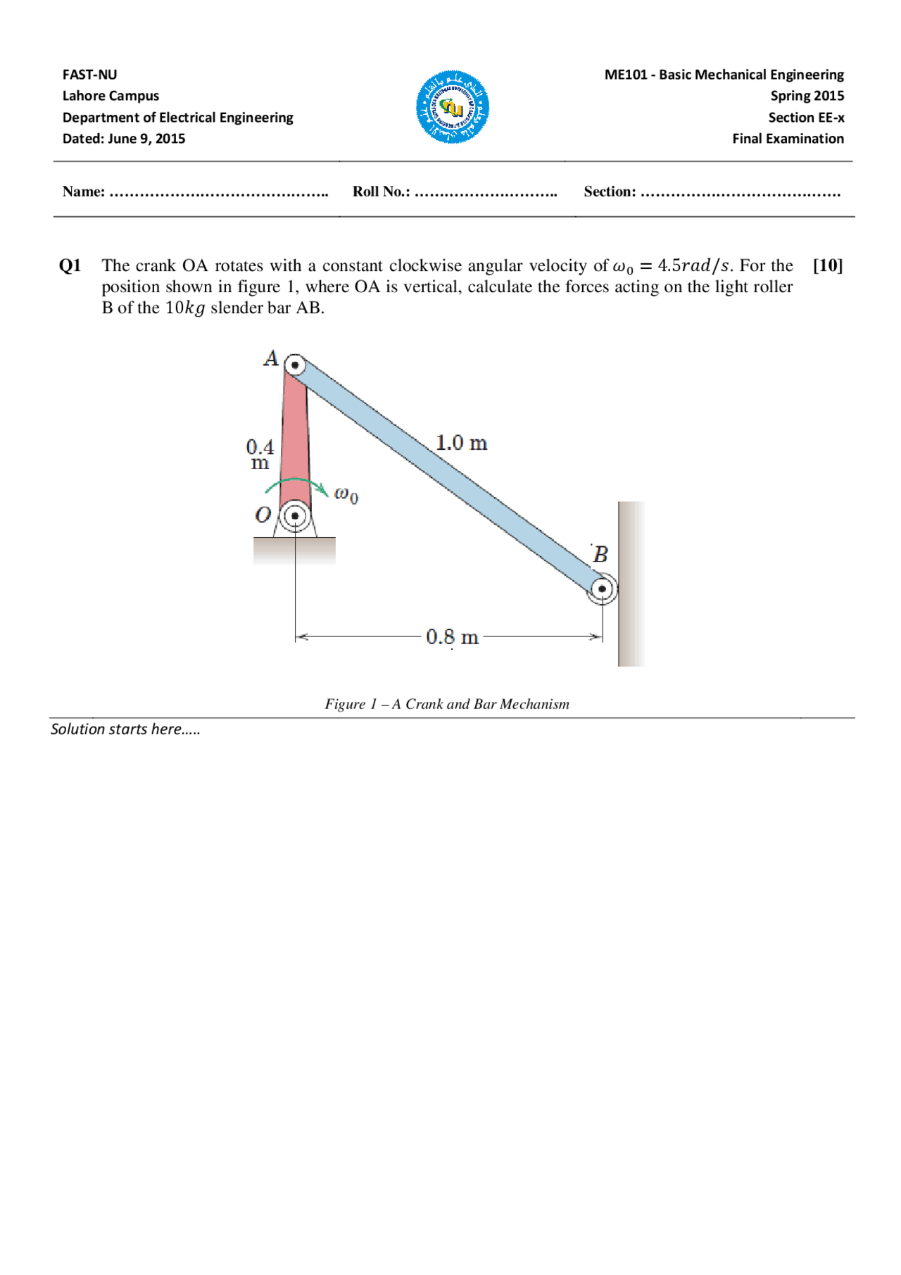 Basic Mechanical Engineering - Docsity