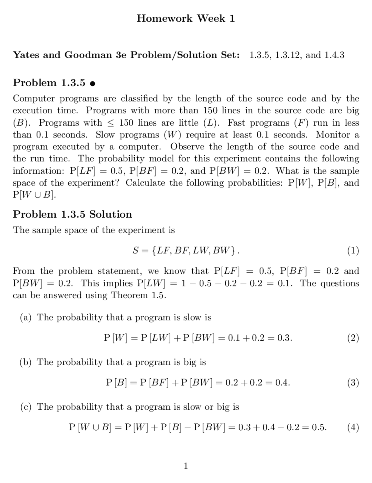 Computer programs exercises - Docsity