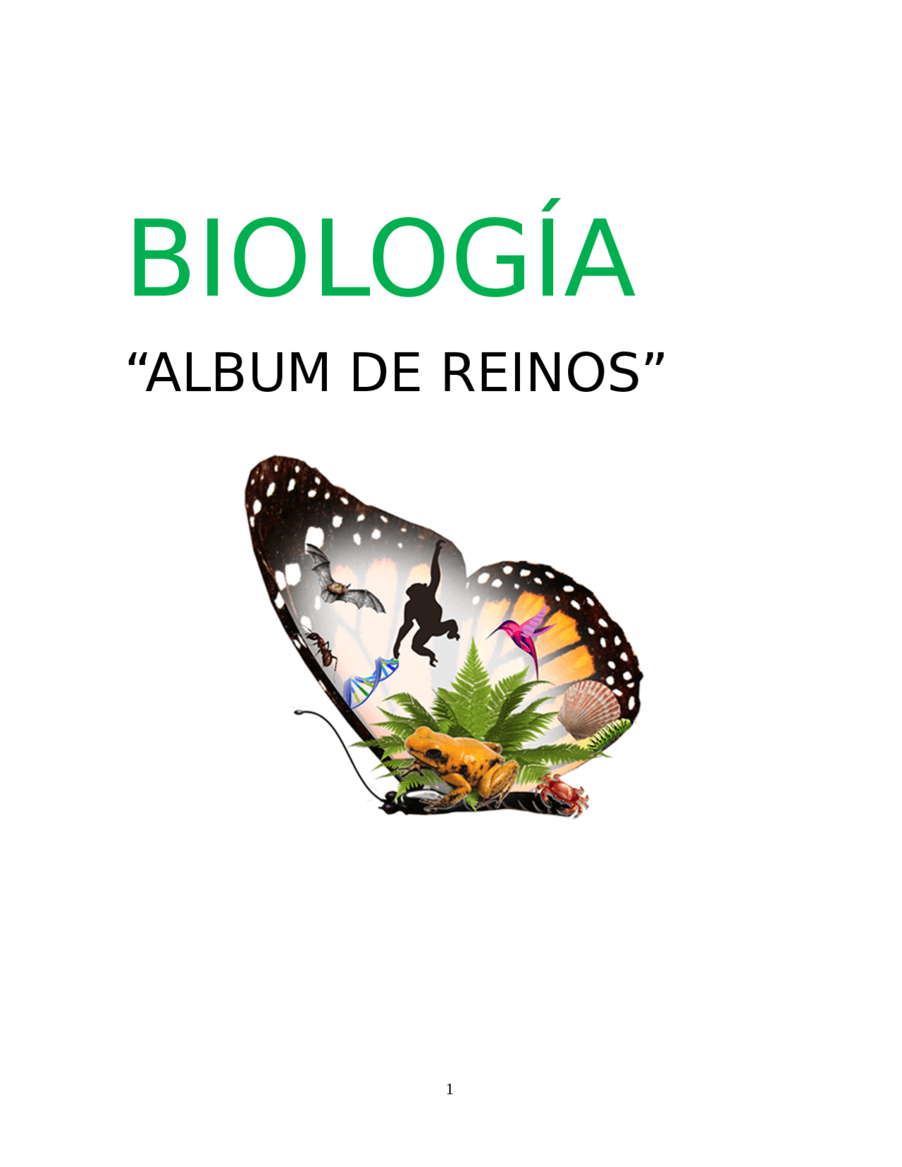 album de los reinos biologia | Apuntes de Biología | Docsity
